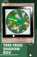 Tree Frog 3D Shadow Box File