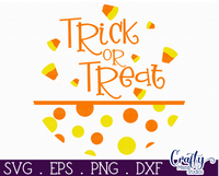 Trick Or Treat Round Svg