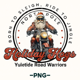 Motorcycle Santa Png