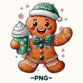 Cute Gingerbread Man Png