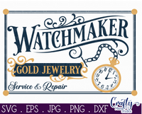 Watchmaker Sign Svg File