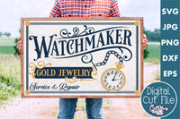 Watchmaker Sign Svg File