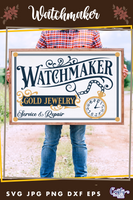 Watchmaker Sign Svg File