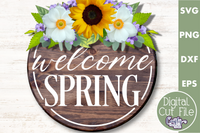 Welcome Spring Svg