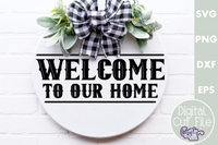 Farmhouse Round Home Sign Svg Bundle