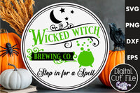 Wicked Witch Brewing Company Round Svg