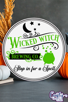 Wicked Witch Brewing Company Round Svg