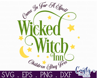 Wicked Witch Inn Round Svg