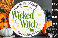 Wicked Witch Inn Round Svg