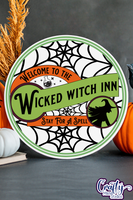 Wicked Witch Inn Vintage Round Svg