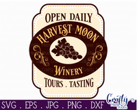 Winery Sign Svg File