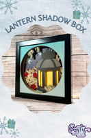 Winter Lantern Christmas 3D Shadow Box File