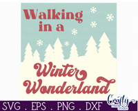 Winter Wonderland Retro Christmas Sign