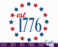 1776 Sign Svg