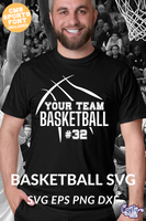 Basketball Svg, Custom Basketball Shirt Design 1