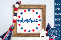 America Sign Svg