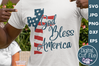 God Bless America SVG