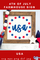 USA Sign Svg