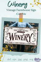 Winery Svg File