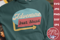 Adventure Just Ahead Retro Camping Svg