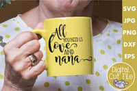 All You Need Is Love And Nana Svg