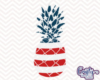 American Flag Pineapple