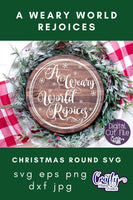 A Weary World Rejoices SVG