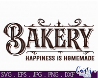 Bakery Happiness Is Homemade Svg