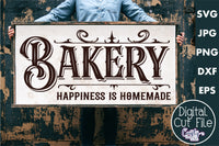 Bakery Happiness Is Homemade Svg