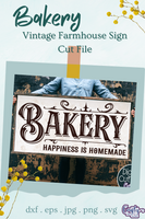 Bakery Happiness Is Homemade Svg