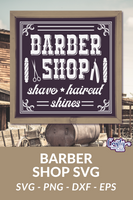 Barbershop Sign | Shave Haircut Shines