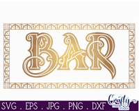 Bar Sign Svg