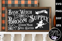 Basic Witch Broom Co Vintage Sign