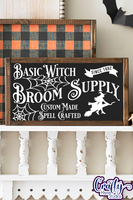 Basic Witch Broom Co Vintage Sign