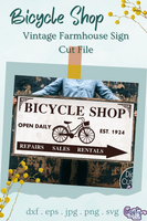 Bicycle Shop Svg File