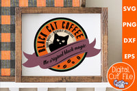 Black Cat Coffee Vintage Farmhouse Sign