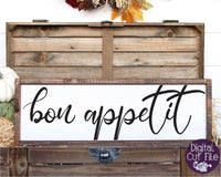 Kitchen Svg, Bon Appetit