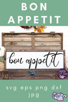 Kitchen Svg, Bon Appetit