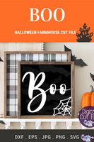 Boo Halloween Sign