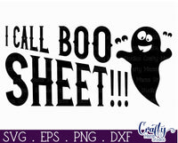 I Call Boo Sheet | Halloween Svg