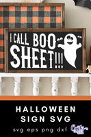 I Call Boo Sheet | Halloween Svg