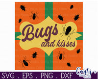 Retro Halloween Svg, Bugs And Kisses