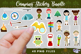 Camping Printable Stickers