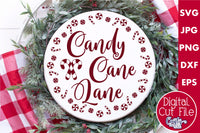 Candy Cane Lane Svg