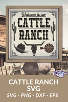 Cattle Ranch Sign | Welcome