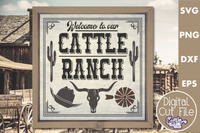 Cattle Ranch Sign | Welcome