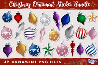 Christmas Ornament Stickers