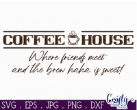 Coffee House Svg