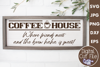 Coffee House Svg