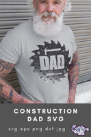 Construction Dad Diamond Plate Svg